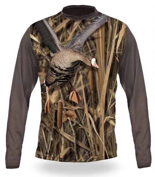 Hillman 3D-jakt skjorta, l&aring;ng&auml;rmad g&aring;s