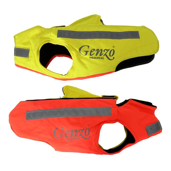 Genzo Wolf skyddsv&auml;st f&ouml;r hundar, med spikar