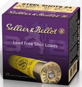 Sellier & Bellot 20/67,5 st&aring;lhagel 24 g 3,05 mm 25 st