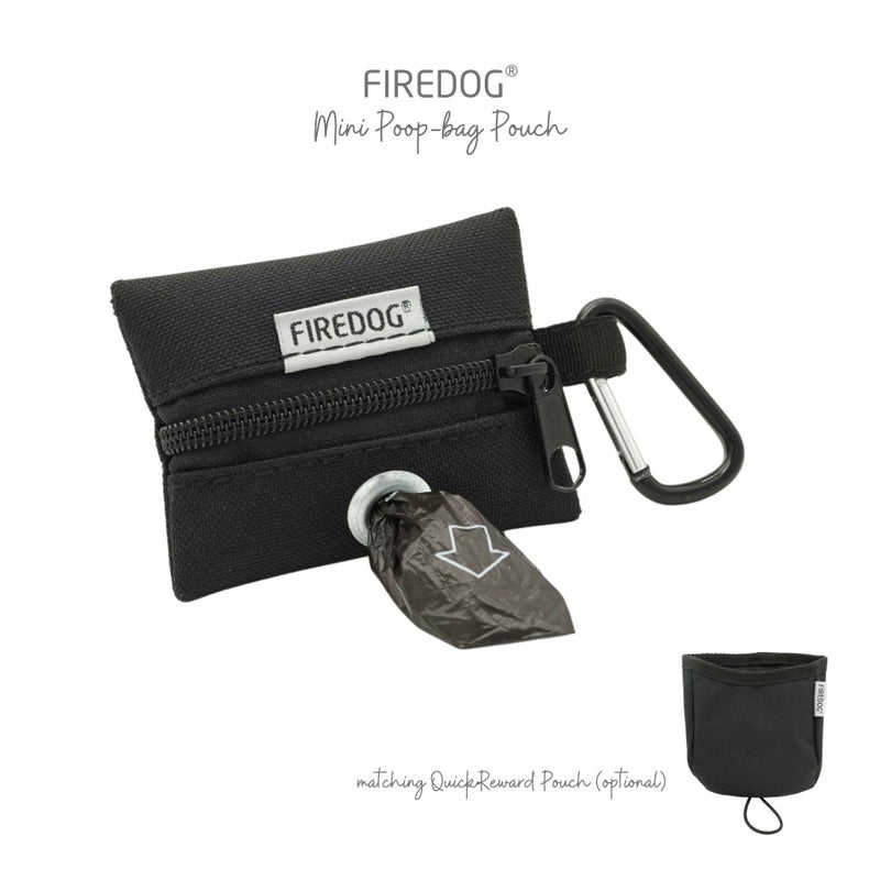 Firedog Mini Poop-bag Avf&ouml;ringsp&aring;sefodral, svart