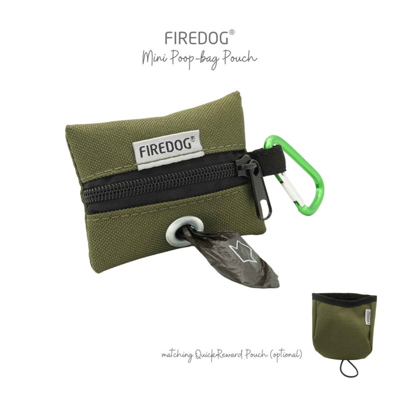 Firedog Mini Poop-bag Avf&ouml;ringsp&aring;sefodral, Khaki