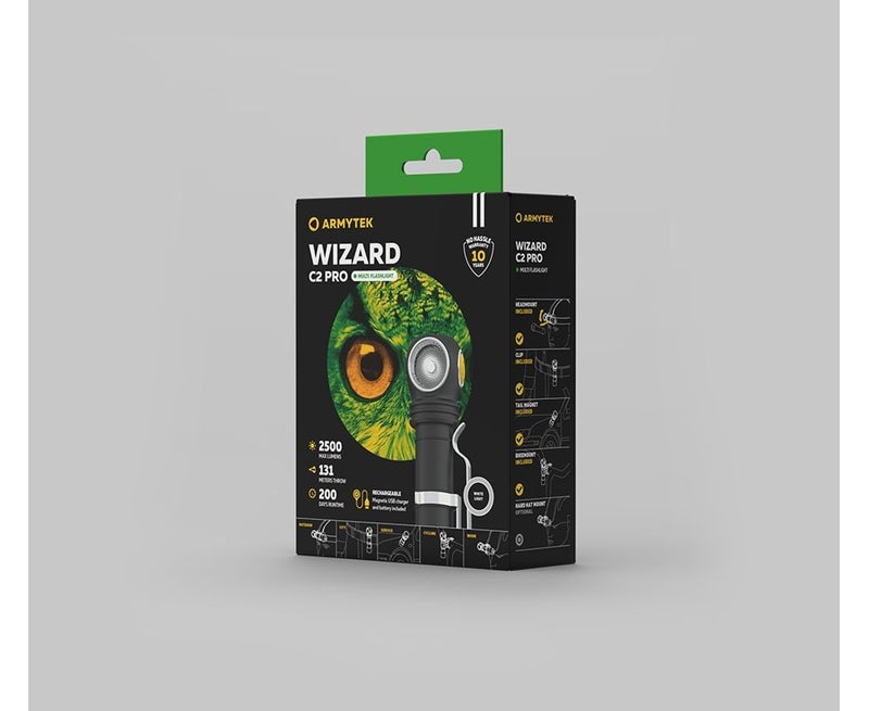 Armytek Wizard v4 C2 Pro USB  Multifunktionslampa, vit