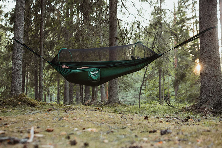 Mavas h&auml;ngmatta med myggn&auml;t