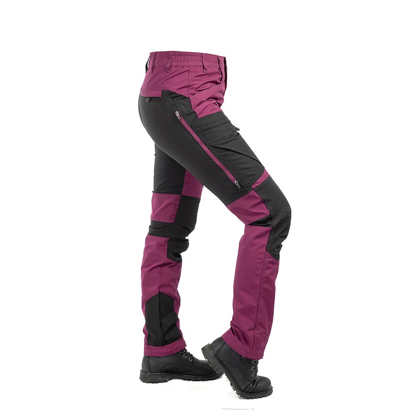 Arrak Outdoor Active Stretch Dambyxor f&ouml;r vandring, korta ,  Fuchsia
